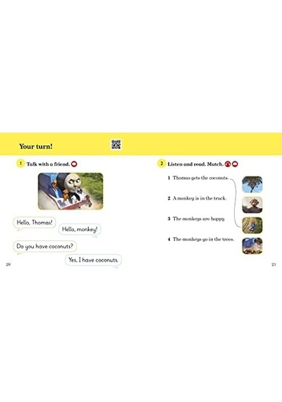Ladybird Readers Beginner Level - Thomas The Tank Engine - Thomas And The Monkeys Elt Graded Reader