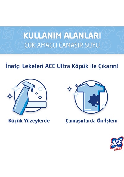 ACE Ultra Yoğun Kıvamlı Çamaşır Suyu Okaliptus 12 x 810 G