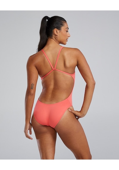 Tyr Durafast Elite Kadın Cutoutfit Yüzücü Mayo  Narçiçeği