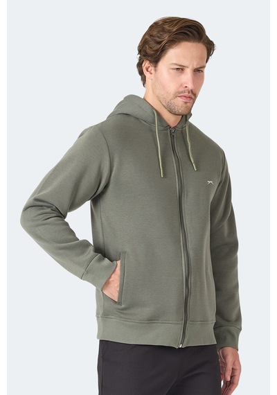Slazenger Majestıc I Erkek Haki Sweatshirt Haki