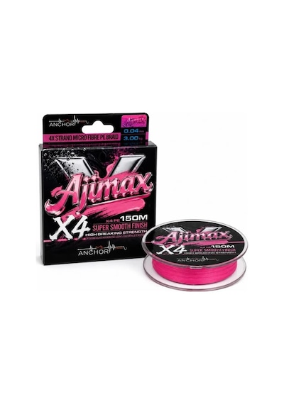 Anchor Ajimax X4 150 Mt Pink - 0.06mm