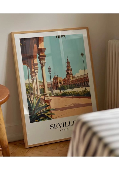 Çerçevesiz Poster Tarihi Sevilla