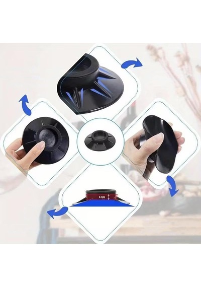 Sunup Sn-28660 Çamaşır Makinesi Tabanlık Stoper Titreşim Engelleyici Kauçuk Ped Ayak Kayma Önleyici