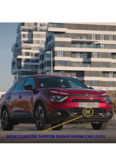 98347326xt Ön Tampon Radar Kapak Cıtroen C4x - C4 C41