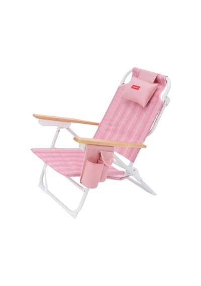 Flamingueo Soğutucu Cepli Plaj Sandalyesi Echo Pink Pembe