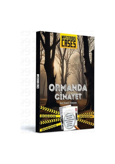 Mysterious Cases Ormanda Cinayet, Seri Katil Dosyası, Dedektif Kutu Oyunu, Cinayet Gizemi Temalı, 16+ Yaş, 1-5 Oyuncu