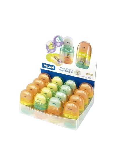 Mılan 4701116lk2 Capsule Kalemtraş/silgi New Look - 16adet