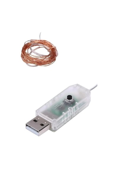 Yılbaşı Ve Özel Konsept Dekorasyon 5 Mt Usb Bağlantılı Led Işık Çok Renkli