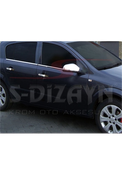 S-dizayn Opel Astra H Hb Krom Cam Çıtası 4 Prç 2004-2013