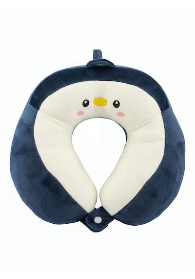 Tucklebery Kids Kuş Figürlü Boyun Yastığı Yumuşak Doku, Çıtçıtlı Tasarım Ve Ergonomik Konfor Lacivert