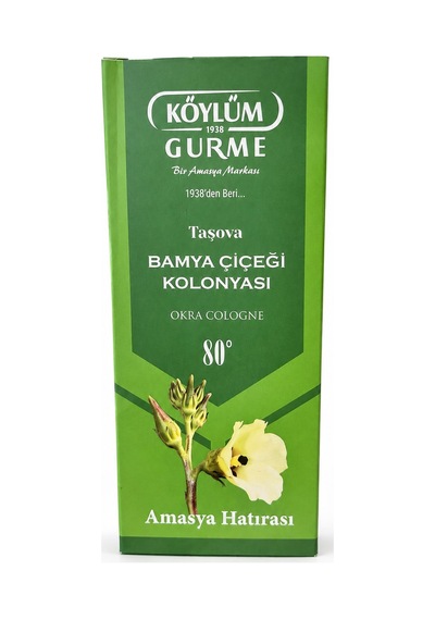Köylüm Gurme Taşova Bamya Çiçeği Kolonyası 80 Cam Şişe 200 Ml