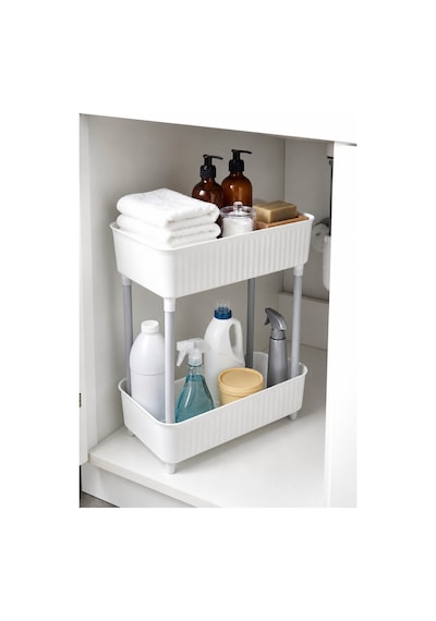 2 Katlı Plastik Düzenleyici Raf Beyaz Mutfak Dolap İçi Raf Banyo Rafı Masa Altı Organizer Çok Amaçlı Saklama Düzenleyici 30 X 17,5 X 40,5 Cm Beyaz Beyaz 2 Katlı Plastik Düzenleyici Raf Beyaz Mutfak Dolap İçi Raf Banyo Rafı Masa Altı Organizer Çok Amaçlı Saklama Düzenleyici 30 X 17,5 X 40,5 Cm Beyaz Beyaz