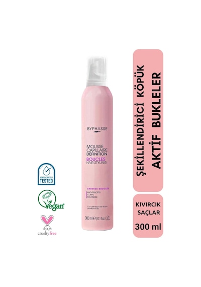 Byphasse Bukle Belirginleştirici ve Nemlendirici Köpük 300 ML