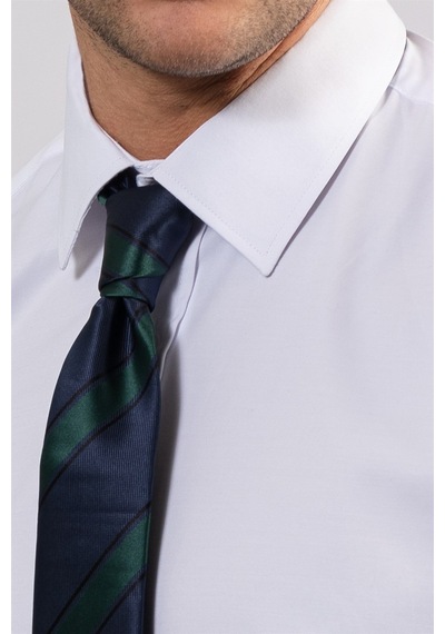 Tudors Modern Slim Fit Düz Erkek Beyaz Gömlek-23973-beyaz Beyaz