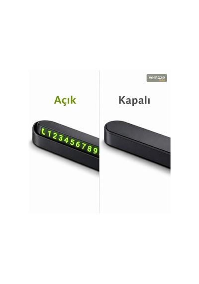 Fosforlu Aç-kapa Araç Numaratörü Park Telefon Numarası Gösterge Aparatı