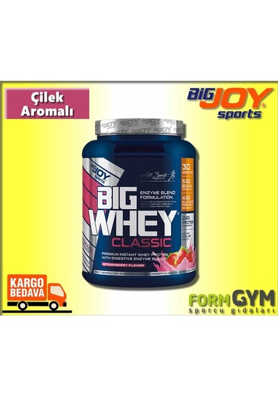 Bigjoy Bigwhey Classic Whey Protein Tozu Çilek 915 Gr