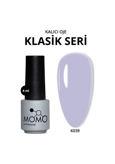 Momo Professional Kalıcı Oje K039 Soğuk Lila 4 Ml