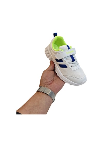 Kinetix Korper Beyaz Laci Erkek Çocuk Hafif Cırtlı Spor Ayakkabı Beyaz-Laci