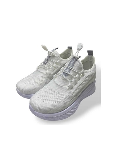 Tutınom Unisex Ortopedik Yumuşak Taban Günlük Yazlık Sneaker Spor Ayakkabı Beyaz