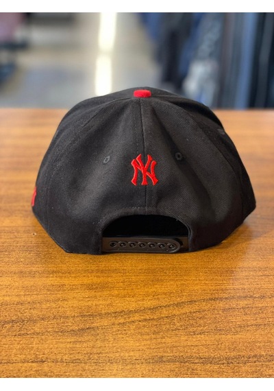 Ny Yankees Siyah Renk Kanvas Hiphop Snapback Rapper Cap Şapka