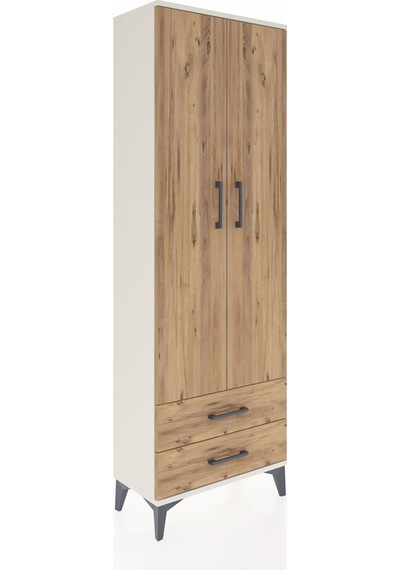 Arges Dolap 2 Raflı 2 Çekmeceli Tek Askılı 60x30x182 Aytaşı-çam Aytaşı Arges Dolap 2 Raflı 2 Çekmeceli Tek Askılı 60x30x182 Aytaşı-çam Aytaşı