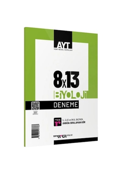 AYT Biyoloji 8x13 Deneme -  Marka Yayınları