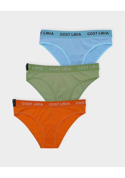 - Fresh Mode Kadın Slip 3 Lü Paket - Çok Renkli Çok Renkli