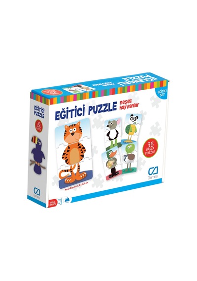 Ca Games Eğitici Puzzle Neşeli Hayvanlar