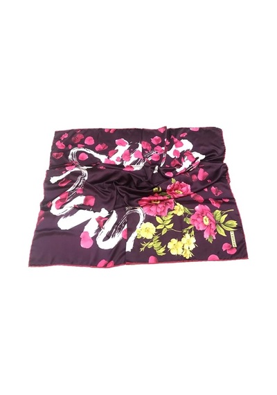 Alfa Aksesuar 03 Mısırlı Polyester Eşarp Desen 10 Kahverengi