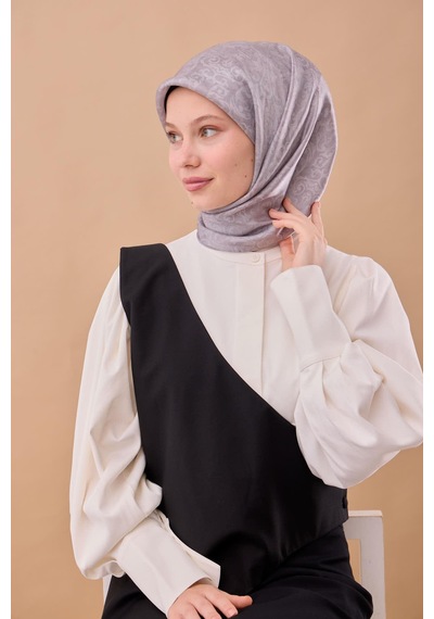 Silk Home Shiny Eşarp 75012-06 Gri, Gümüş
