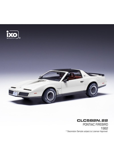 1:43 Ölçek Ixo 1982 Pontiac Firebird Diecast Metal Minyatür Model Araba 10cm