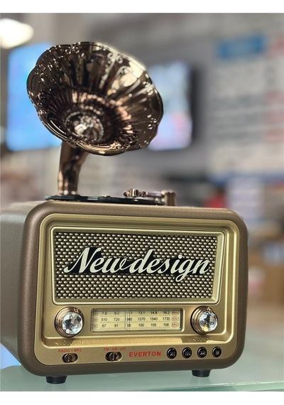 Everton Rt-609 Bluetooth Fm-usb-tf-aux Şarjlı Nostaljik Radyo