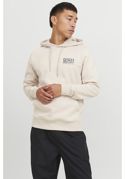 Jack & Jones Erkek Sweat 12242225 Açık Bej