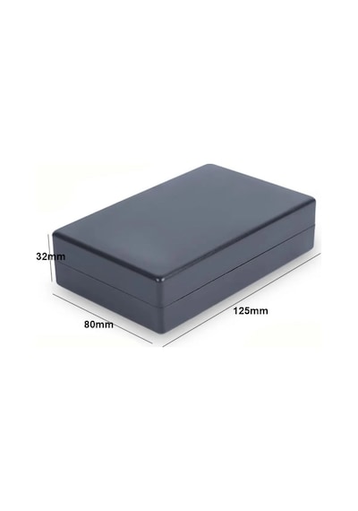 Plastik Elektronik Proje Kutusu 125mm X 80mm X 32mm Devre Prototip Güç Kaynağı Amfi Öğrenci Projesi