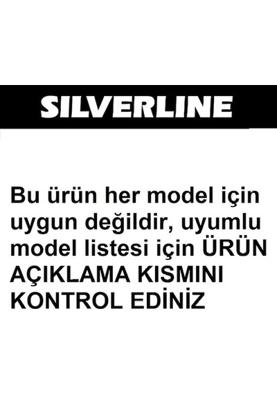 Silverline Esty Davlumbaz Yeni Nesil Karbon Filtre 16 CM 3 Tırnak Uyumlu
