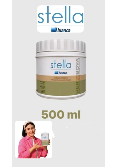 Bianca Stella Saf Akrilik Boya Krater 500 Ml