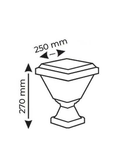 Helıos 100w 3renk Beyaz+4000k+günışığı Led Solar Aplik Hs-4023