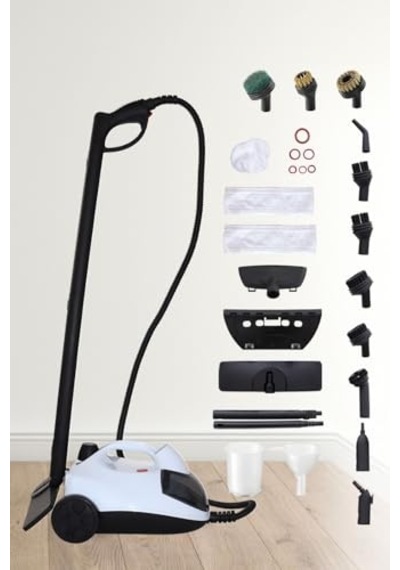 Kf2707 Pro Çok Fonksiyonlu Buharlı Temizlik Makinesi, Beyaz, 2000w, 220-240v, 50/60hz
