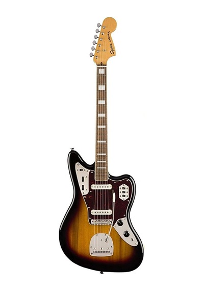 Squier 0374090500 Classic Vibe 70s Jaguar Elektro Gitar Orta Seviye Laurel Klavye, 3-color Sunburst, Vintage Karakterli Çalım Squier 0374090500 Classic Vibe 70s Jaguar Elektro Gitar Orta Seviye Laurel Klavye, 3-color Sunburst, Vintage Karakterli Çalım