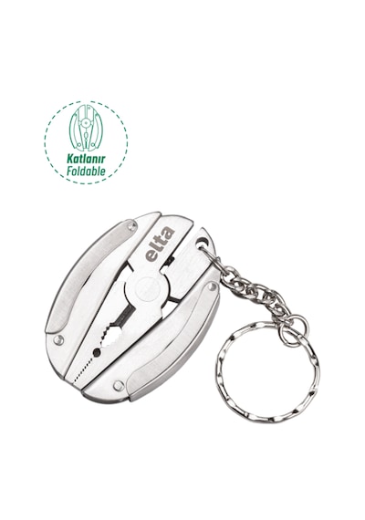 İzeltaş Elta Multi Tool Mini 7 Fonksiyonlu Katlanır Çok Amaçlı Pense El Aleti Paslanmaz Çelik 75 Mm Diğer