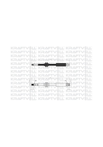 Arka Sağ/sol Fren Hortumu Kraftvoll Kvoll07080090 Fiat Ducato