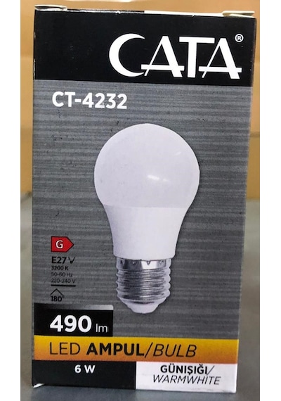 Cata CT- 4232G 6W Edison Led Ampül 3200K Günışığı