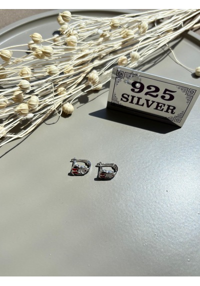 925 Ayar Gümüş Çocuk Küpe P18ck2