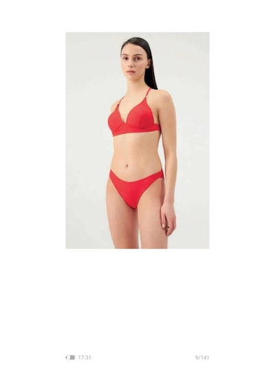 Eros 1002esbk Kaplı Üçgen Bikini Tk. Çok Renkli