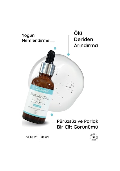 Derminix Nemlendirme ve Peeling Serum 30 ML