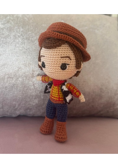 Toy Story Woody Amigurumi Oyuncak 18 Cm 001