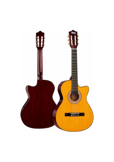 Midex CG-395YLX Klasik Gitar 4/4 Kesik Kasa Full Set (Çanta Askı Tuner Metod Pena)