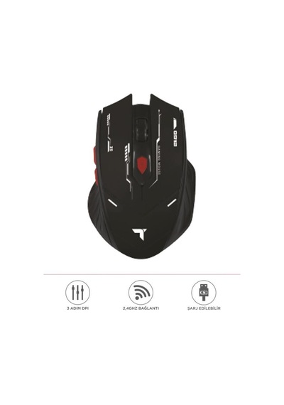 Tm-20 Çift Modlu Kablosuz Oyuncu Mouse Fare -