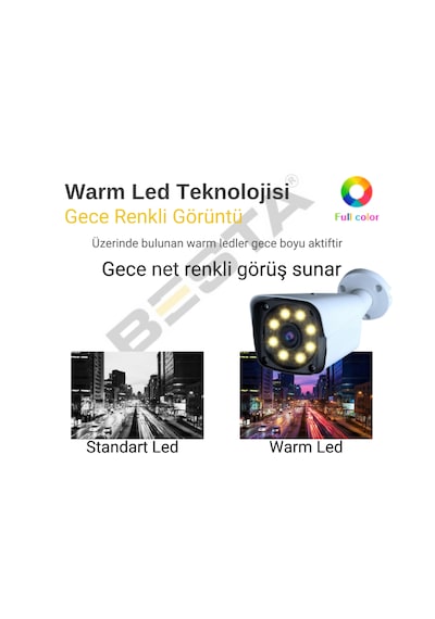 5mp Lens 1080p Warm Led 4 Kamera 250gb Hdd Güvenlik Kamerası Seti 5mp Lens 1080p Warm Led 4 Kamera 250gb Hdd Güvenlik Kamerası Seti