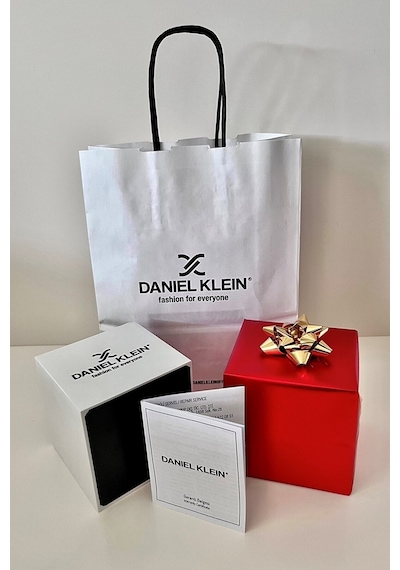 Daniel Klein DKISTE207 Gümüş Siyah Takvimli Erkek Kol Saati